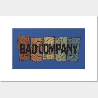 Bad Company Retro Pattern Posters and Art